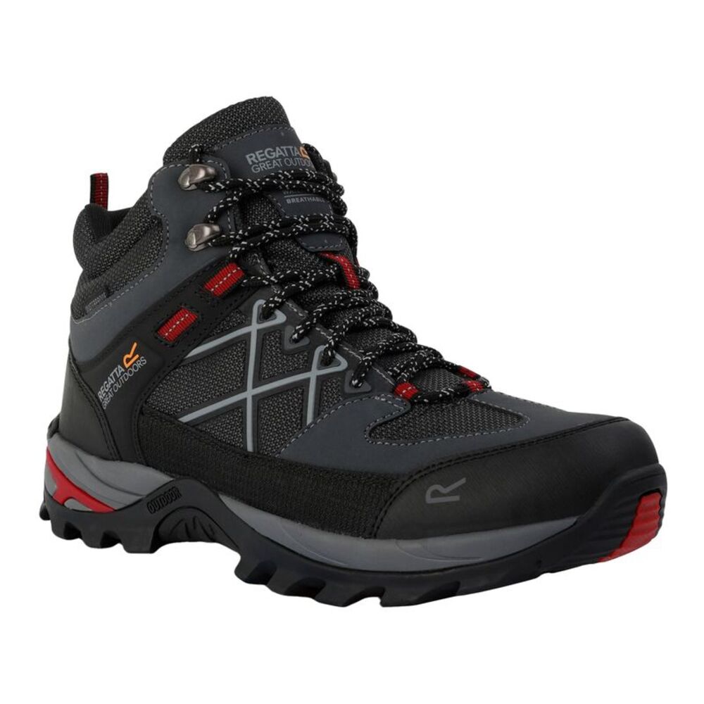 Regatta Mens Samaris III Walking Boots / Briar/Rio Red